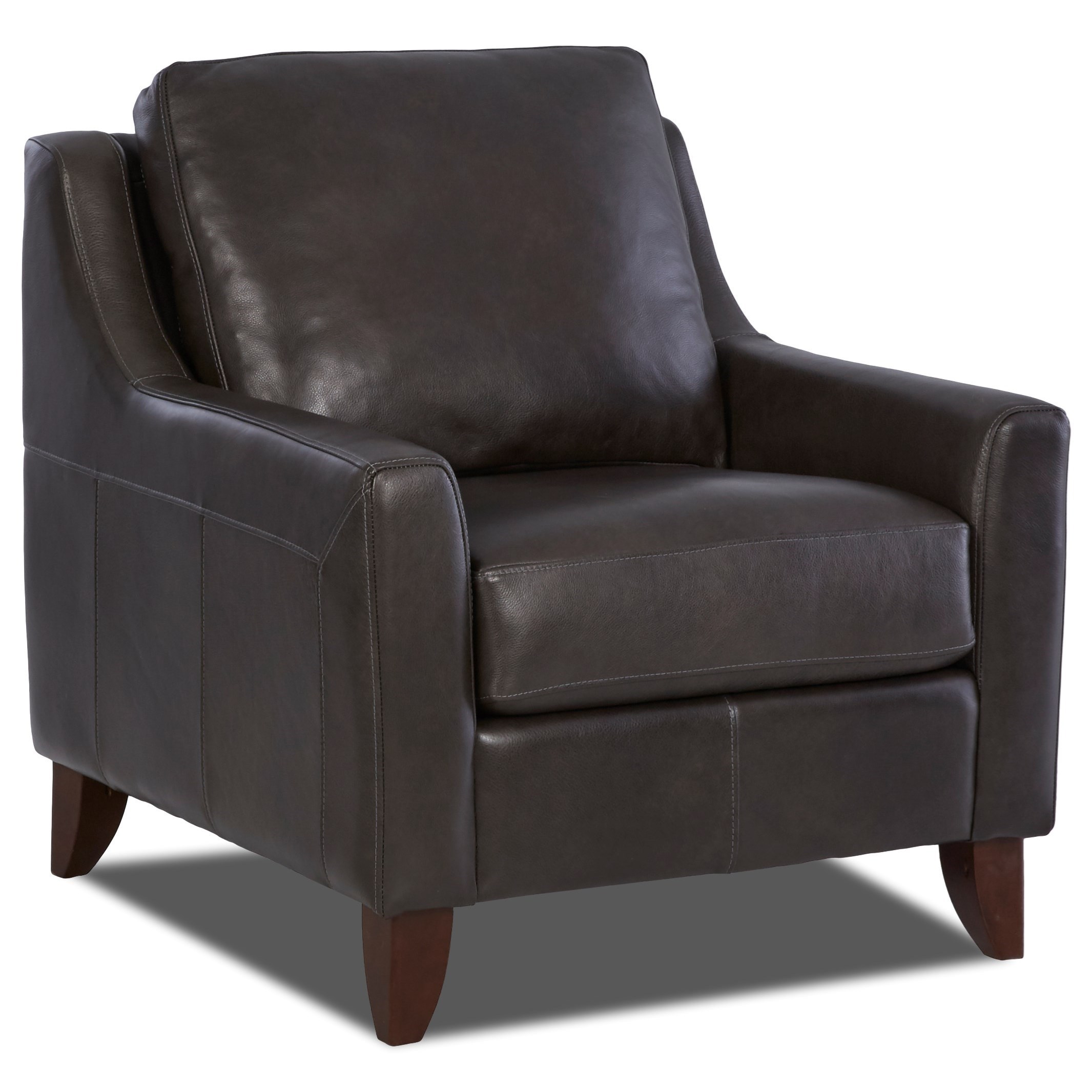 Klaussner Belton Casual Chair with Track Arms Johnny Janosik Upholstered Chairs